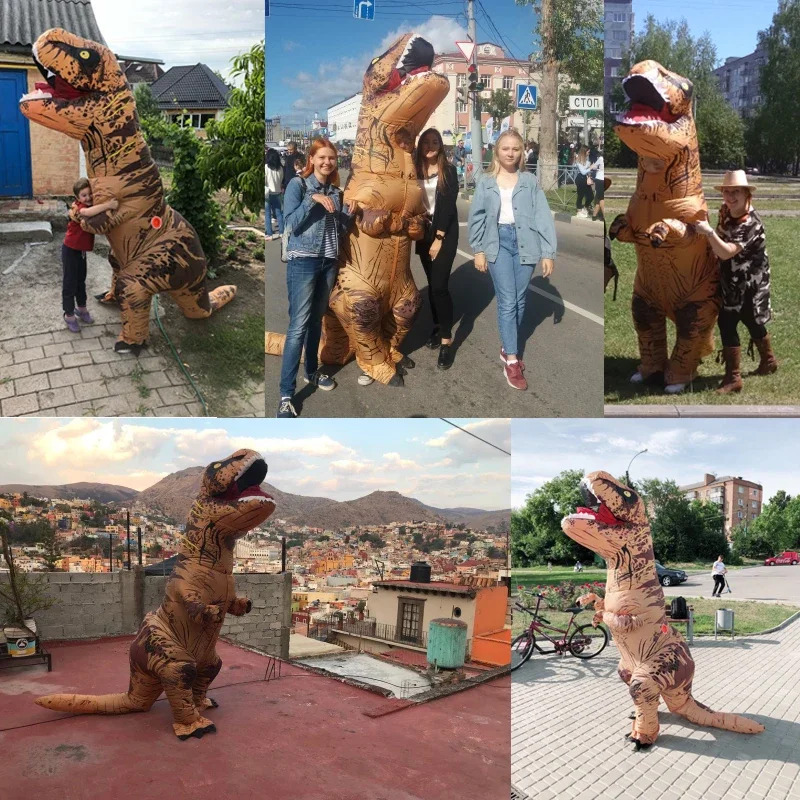 ผู้ใหญ่เด็กอะนิเมะไดโนเสาร์เคร - Inflatable Dinosaur Costume Adult บทวิจารณ์และราคา