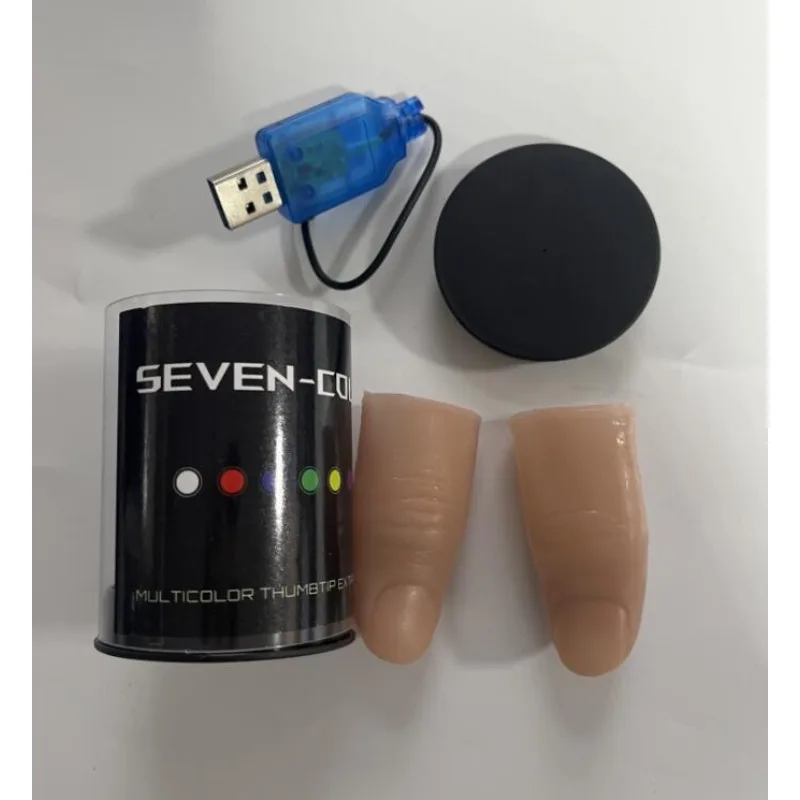 ไฟ LED เจ็ดสี ที่ชี้นิ้วมือ ขอ - Thumb Tip Magic Trick Set บทวิจารณ์และราคา