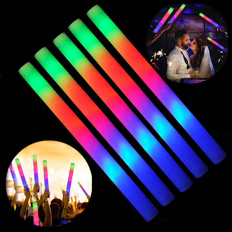 แท่งโฟมเรืองแสง LED 30/60ชิ้นแ - Flashing Led Foam Sticks Party บทวิจารณ์และราคา