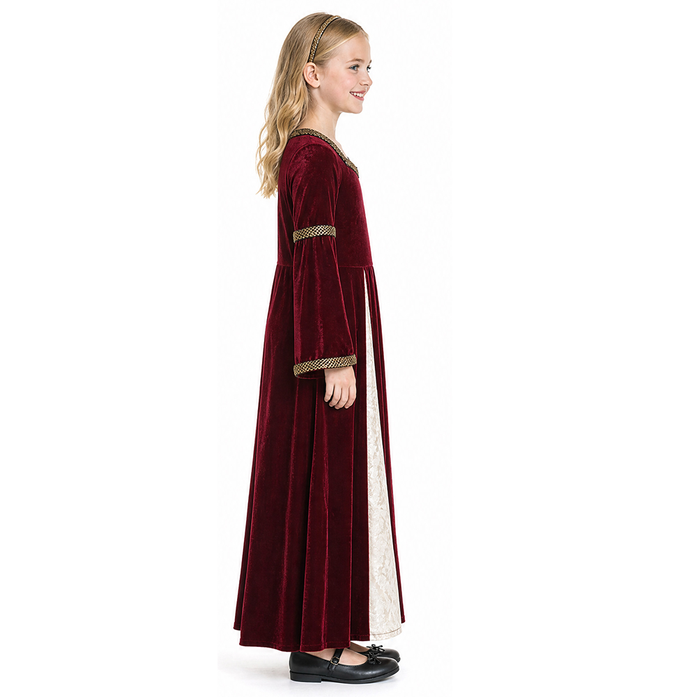 ชุดกำมะหยี่สไตล์ยุคกลางเรอเนซอ - Medieval Renaissance Dress Women บทวิจารณ์และราคา