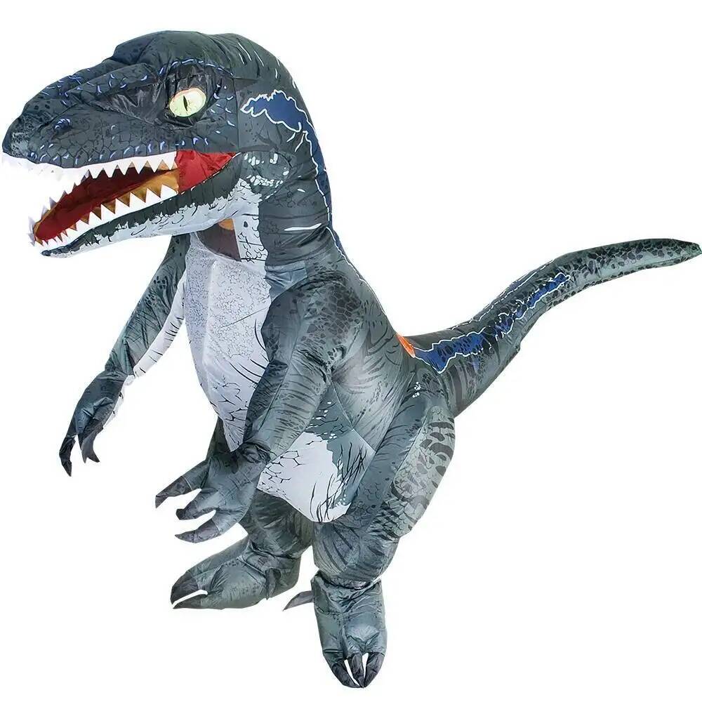 ชุดไดโนเสาร์ทีเร็กซ์เป่าลมสำหร - Inflatable Dinosaur Costume Adult บทวิจารณ์และราคา