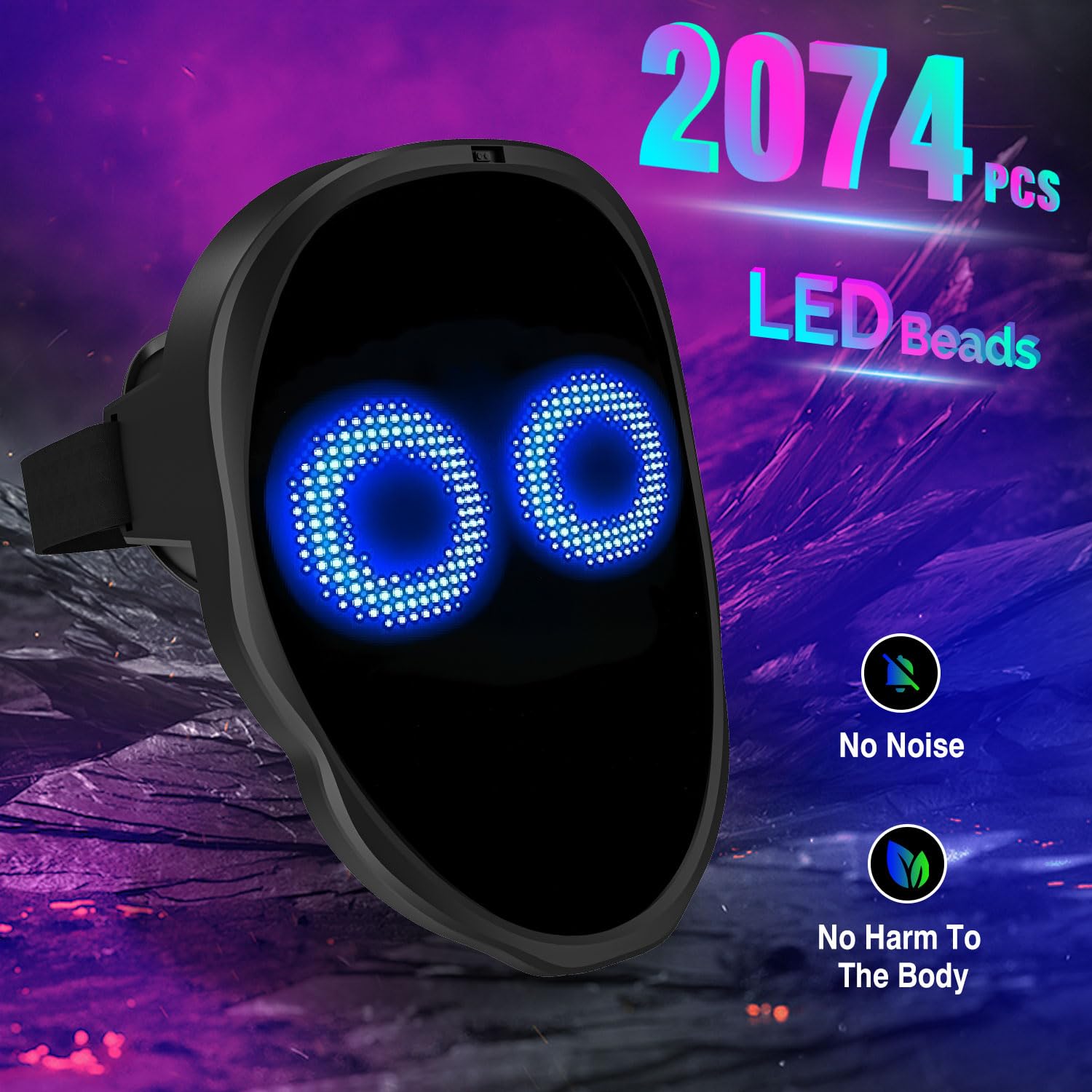 ปาร์ตี้ LED Light up หน้ากากกา - Led Purge Mask Halloween บทวิจารณ์และราคา