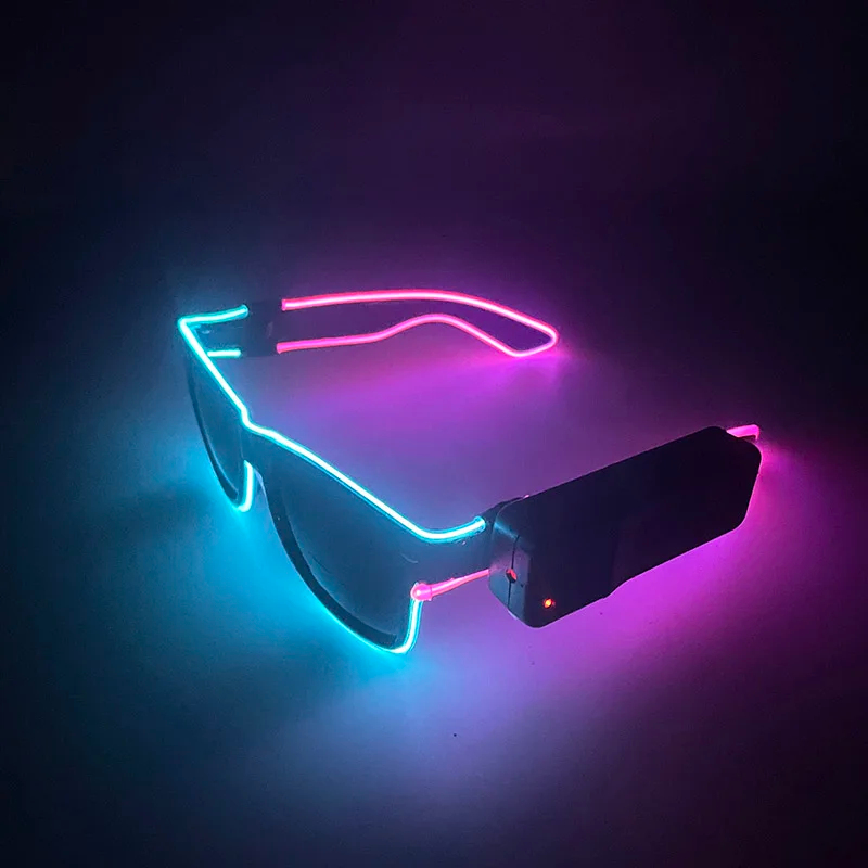 แว่นตา LED เรืองแสงไร้สายสุดเท - Glow In The Dark Party Glasses บทวิจารณ์และราคา