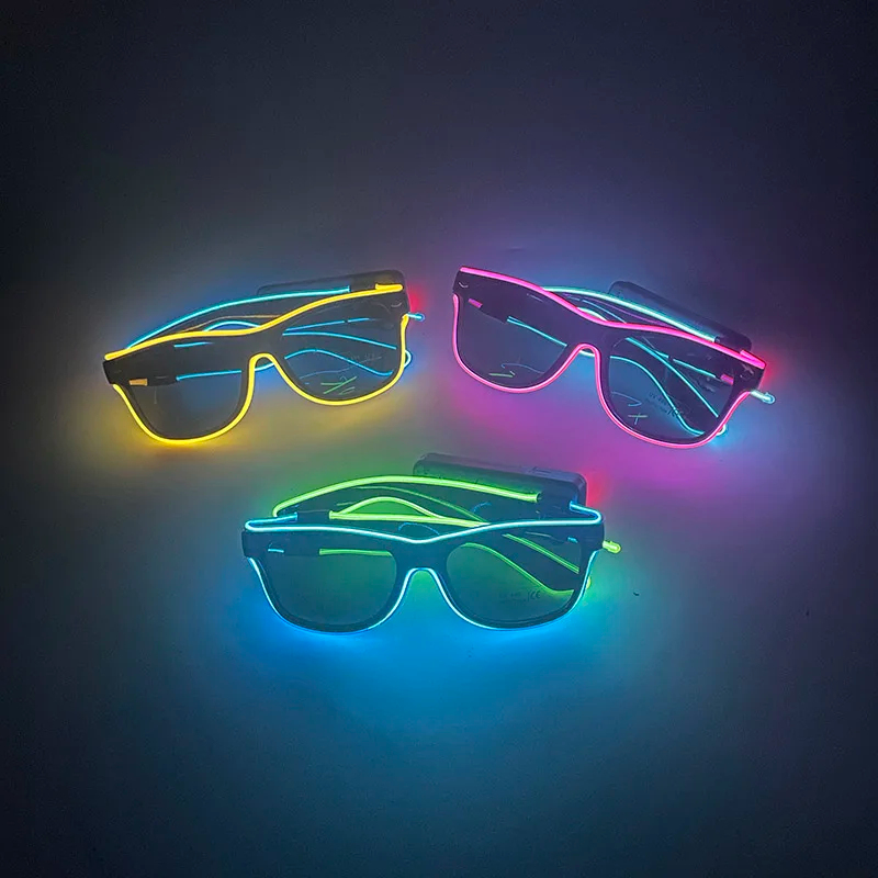 แว่นตา LED เรืองแสงไร้สายสุดเท - Glow In The Dark Party Glasses บทวิจารณ์และราคา