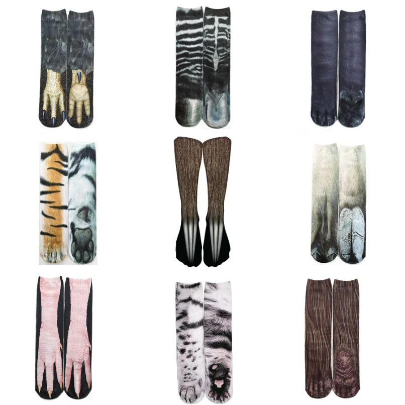 ถุงเท้าน่ารัก 3d พิมพ์ตลกหญิงผ - Funny Chicken Leg Socks บทวิจารณ์และราคา