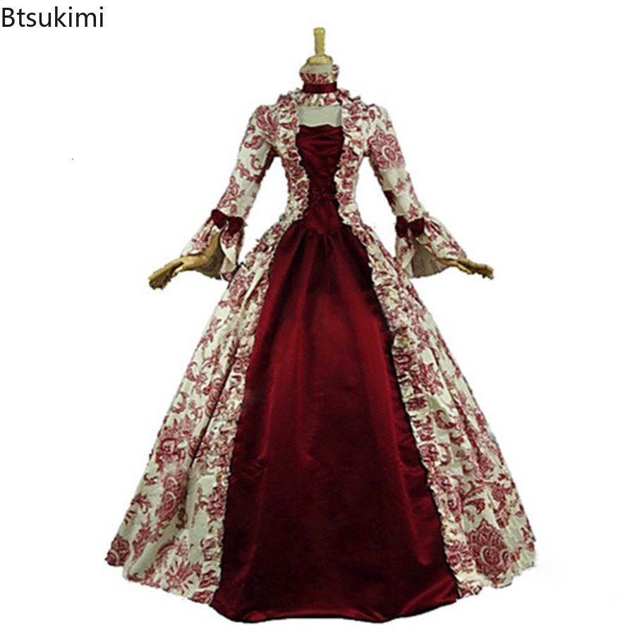 ชุดเดรสแขนบานสไตล์ยุคกลางใหม่ส - Medieval Renaissance Dress Women บทวิจารณ์และราคา