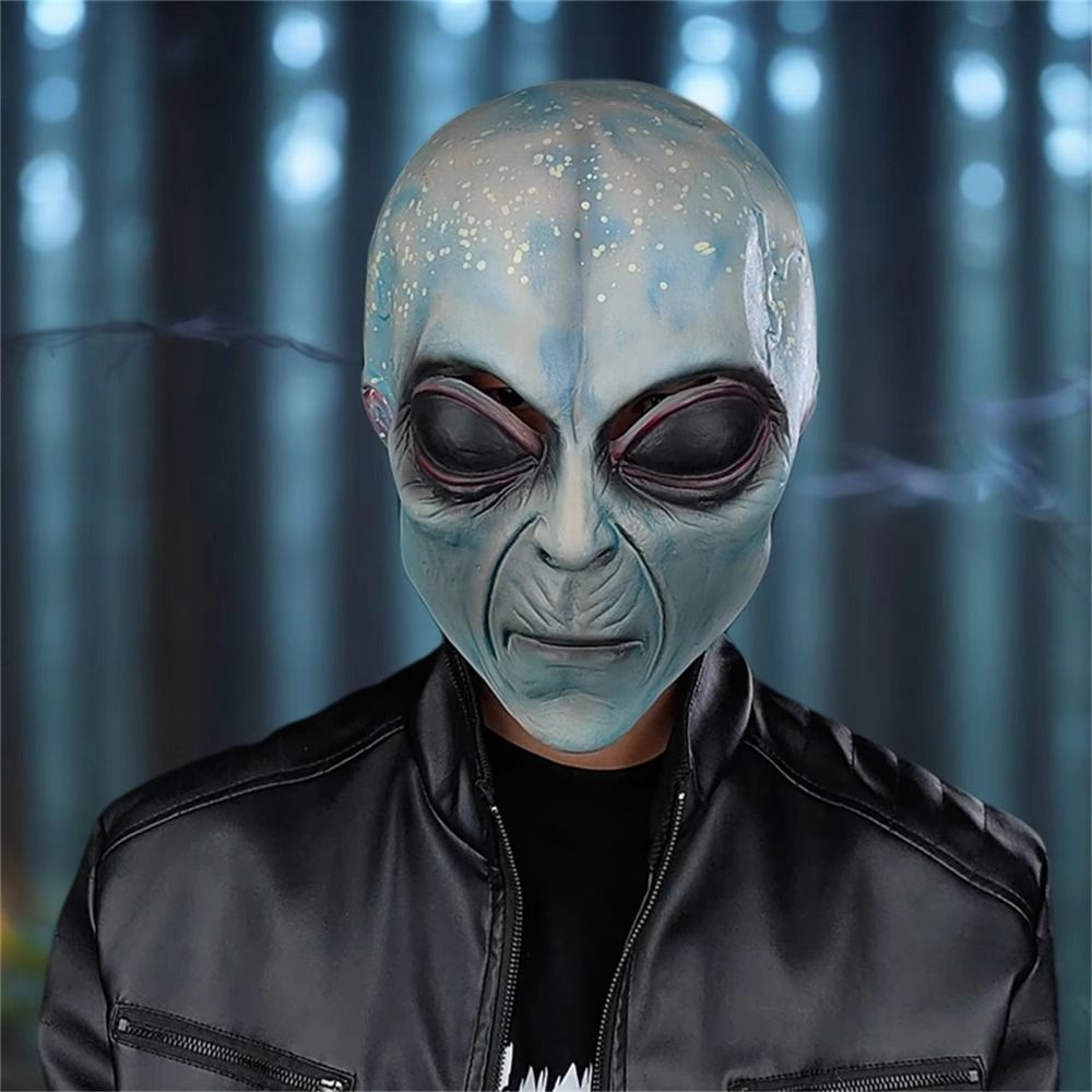 หน้ากากเอเลี่ยนทำจากวัสดุลาเท็ - Latex Alien Mask Realistic บทวิจารณ์และราคา