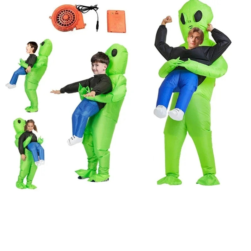 ชุดคอสเพลย์เอเลี่ยนสีเขียวแบบเ - Inflatable Dinosaur Costume Adult บทวิจารณ์และราคา