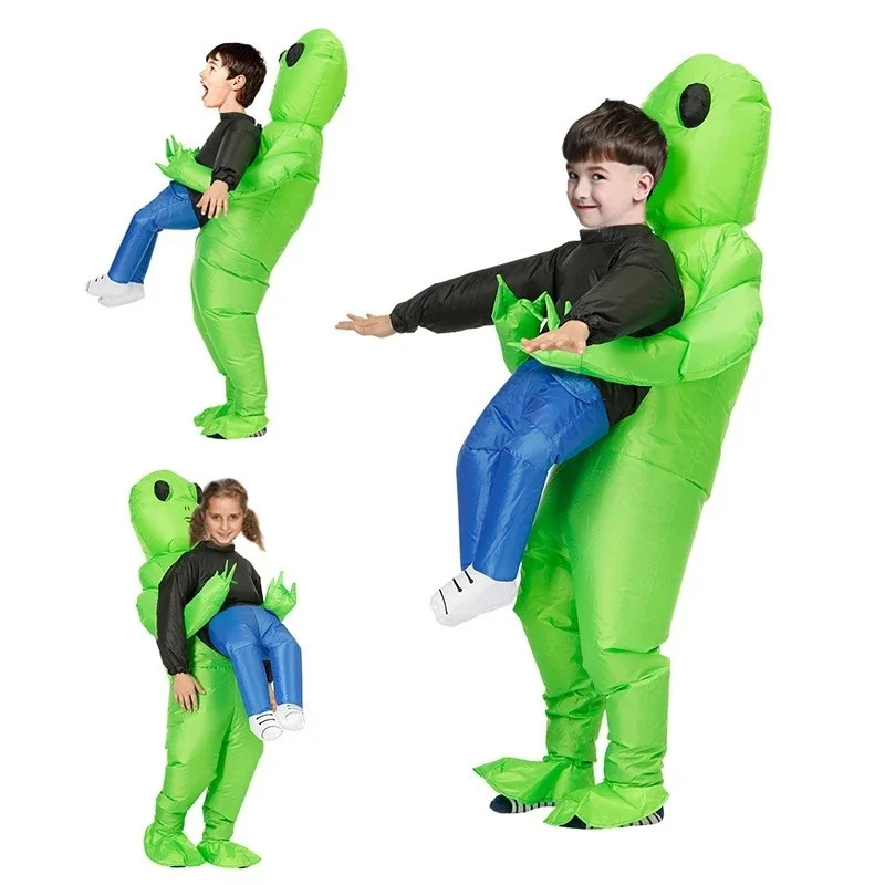ชุดคอสเพลย์เอเลี่ยนสีเขียวแบบเ - Inflatable Dinosaur Costume Adult บทวิจารณ์และราคา
