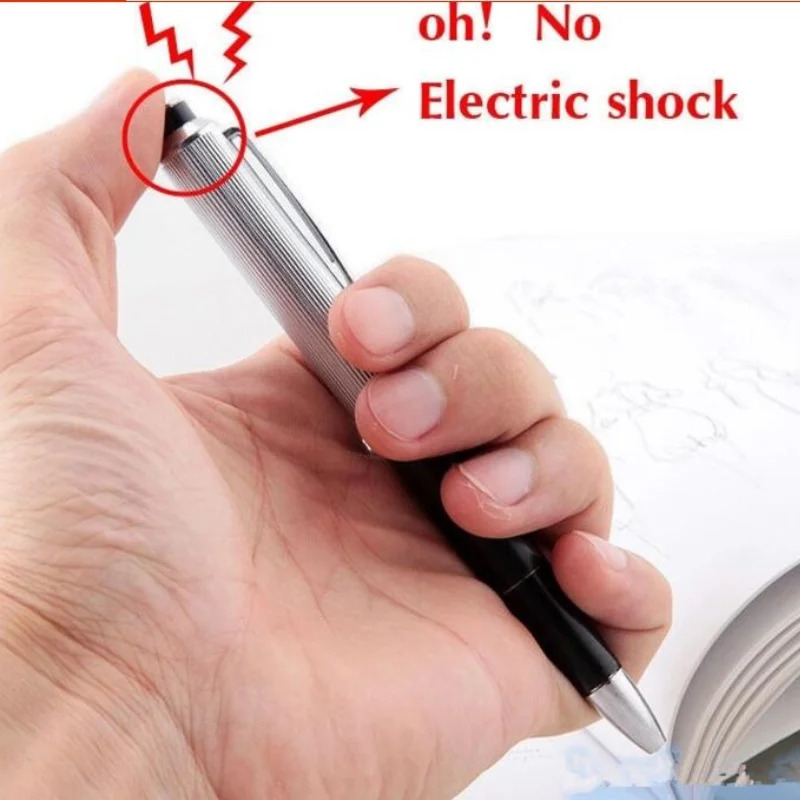 ปากกาช็อตไฟฟ้า ของเล่นตลก แกล้ - Shock Pen Prank Toy บทวิจารณ์และราคา