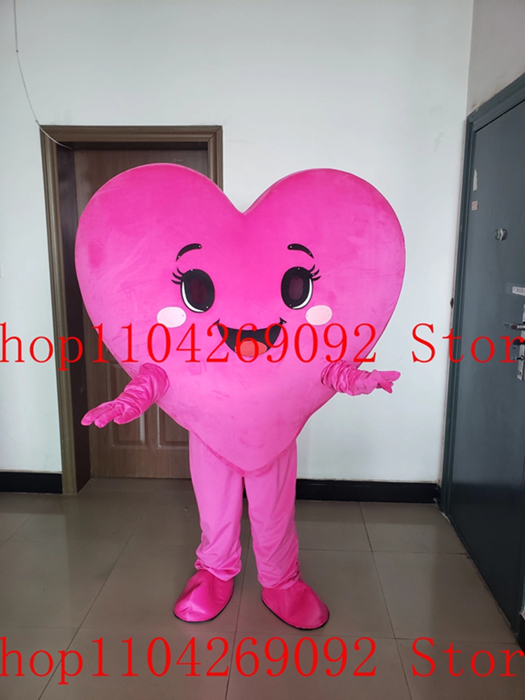 ชุดมาสคอตหัวใจสีชมพูน่ารัก ชุด - Costumes บทวิจารณ์และราคา