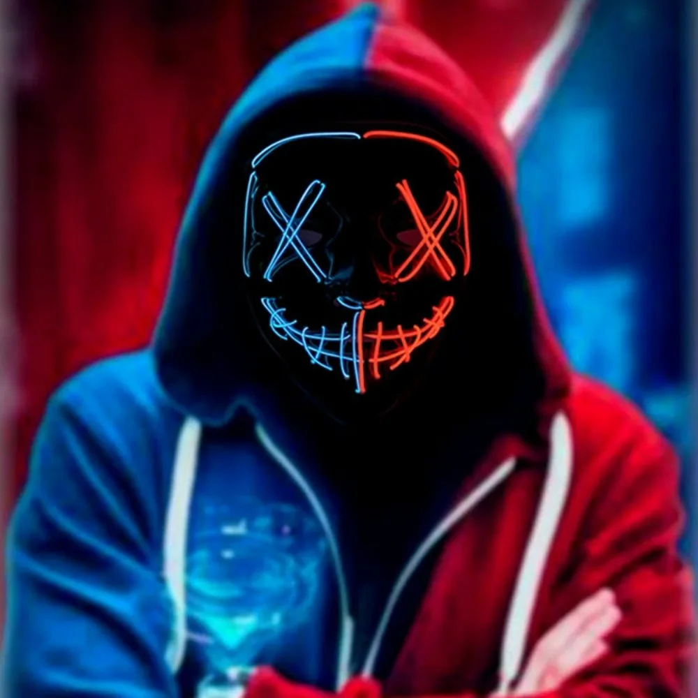 หน้ากาก LED ฮาโลวีนสุดฮา เรือง - Led Purge Mask Halloween บทวิจารณ์และราคา