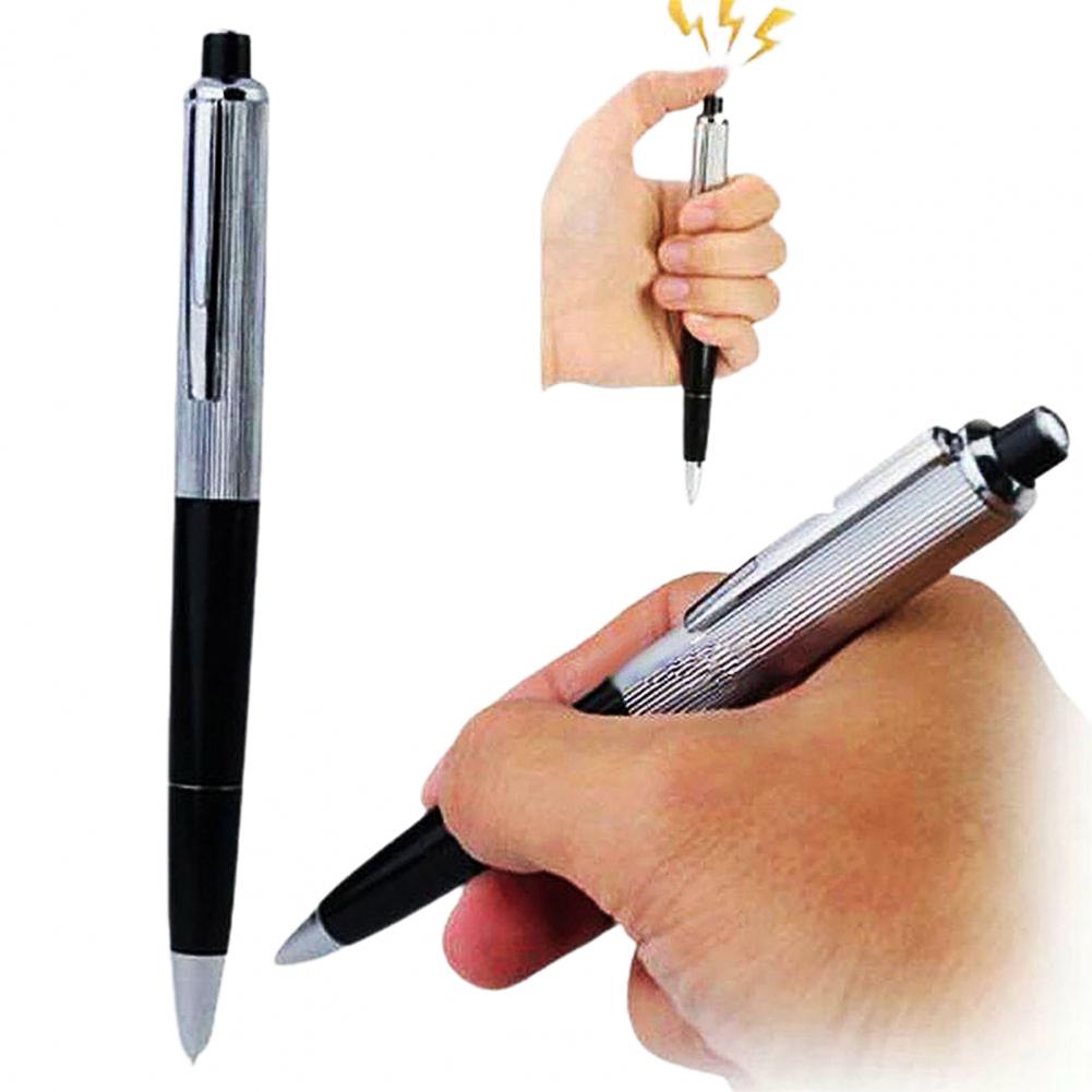 1ชิ้นปากกาไฟฟ้าช็อตสร้างสรรค์ข - Shock Pen Prank Toy บทวิจารณ์และราคา