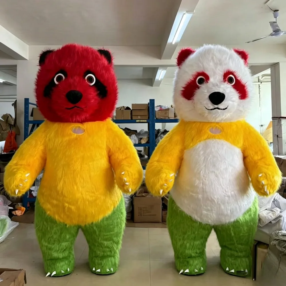 ชุดมาสคอตแพนด้าโตสีสันสดใสแบบเ - Costumes บทวิจารณ์และราคา