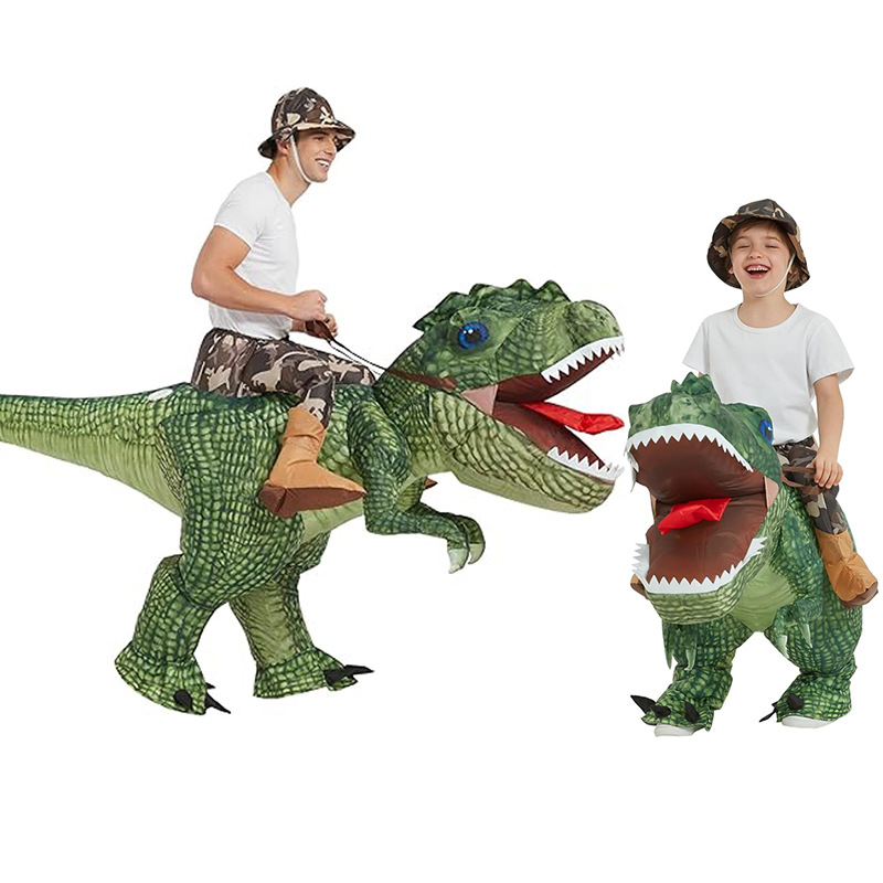 ชุดคอสตูมไทแรนโนซอรัส เร็กซ์ แ - Inflatable Dinosaur Costume Adult บทวิจารณ์และราคา