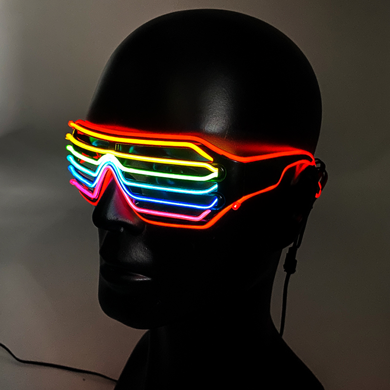 แว่นตาเรืองแสงหลากสีเรืองแสง L - Glow In The Dark Party Glasses บทวิจารณ์และราคา